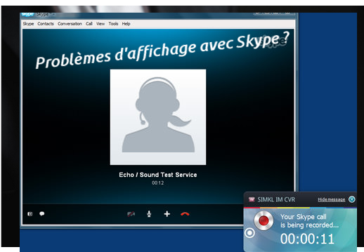 Skype qui ne marche pas.
